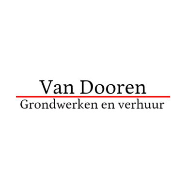 Logo Van Dooren Grondwerken en verhuur